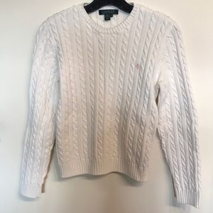 White Ralph Lauren Sweater Size M